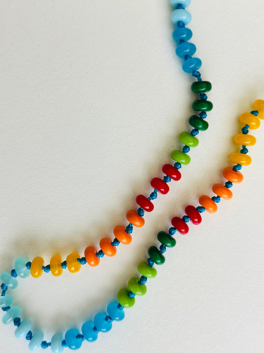 The Amalfi Necklace | Handmade Multicolour Beaded Necklace