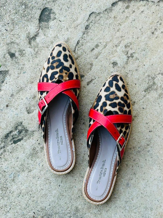 THE TAMI-LYNN  - Leopard & Red