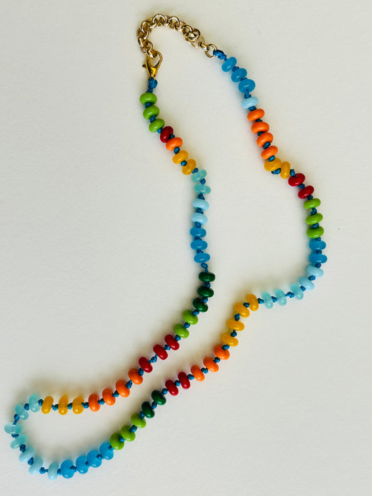 The Amalfi Necklace | Handmade Multicolour Beaded Necklace