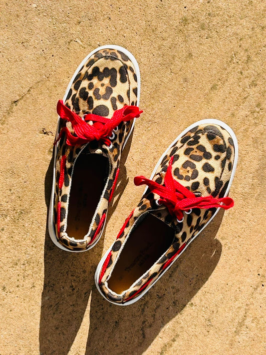 THE SAYLA - Leopard & Red
