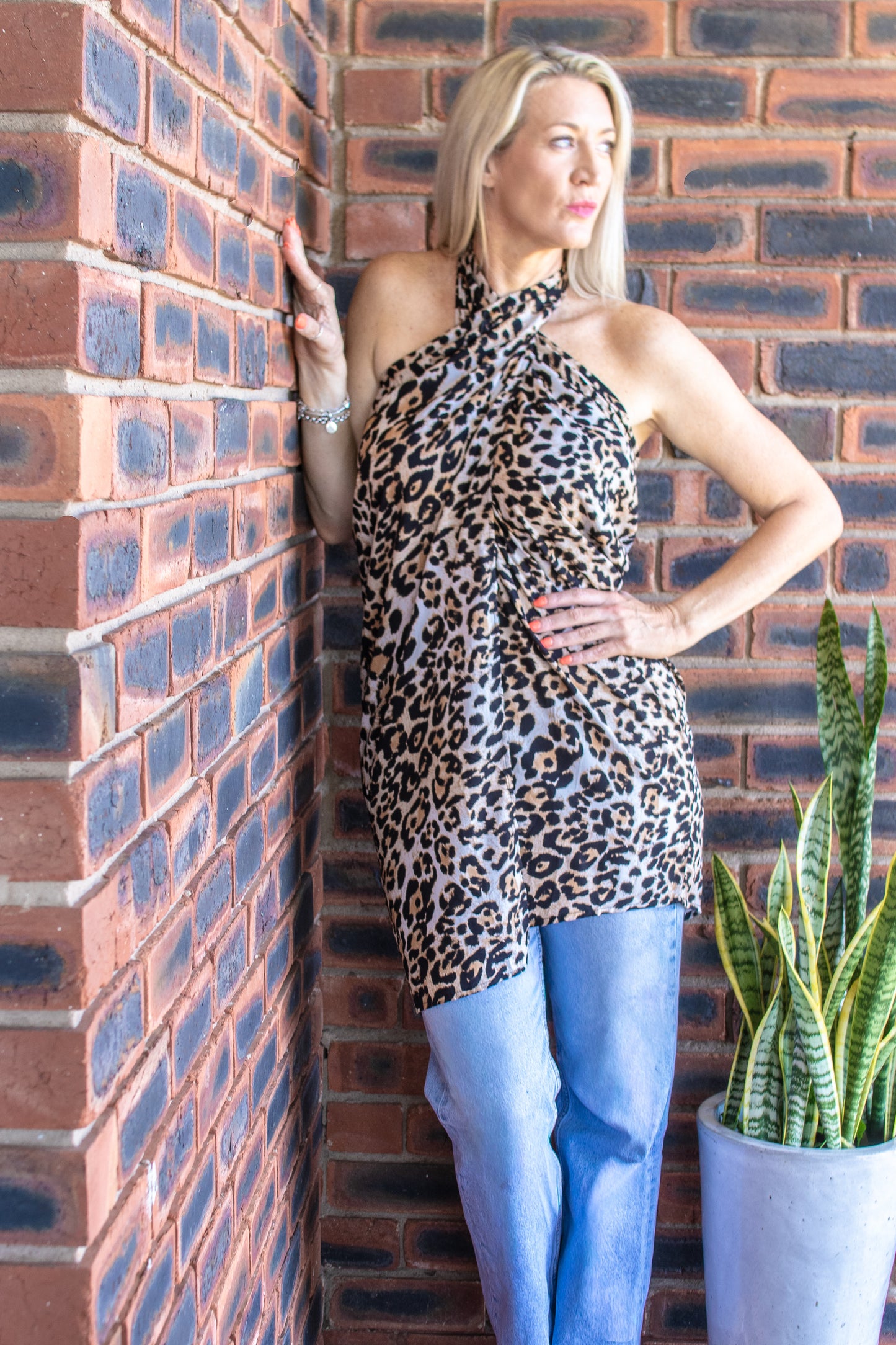 MULTIWAY WRAP SKIRT - LEOPARD