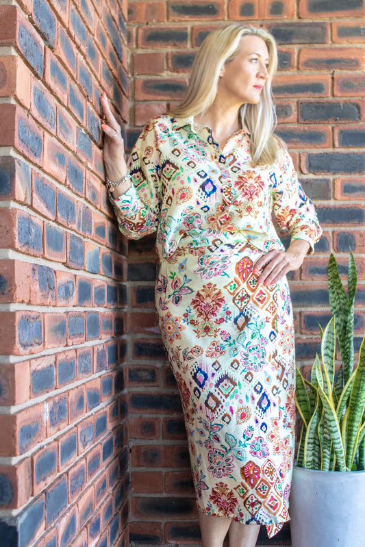 MULTIWAY WRAP SKIRT - BOHO FLORAL