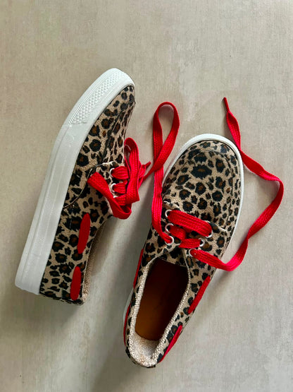 THE SAYLA - Leopard & Red