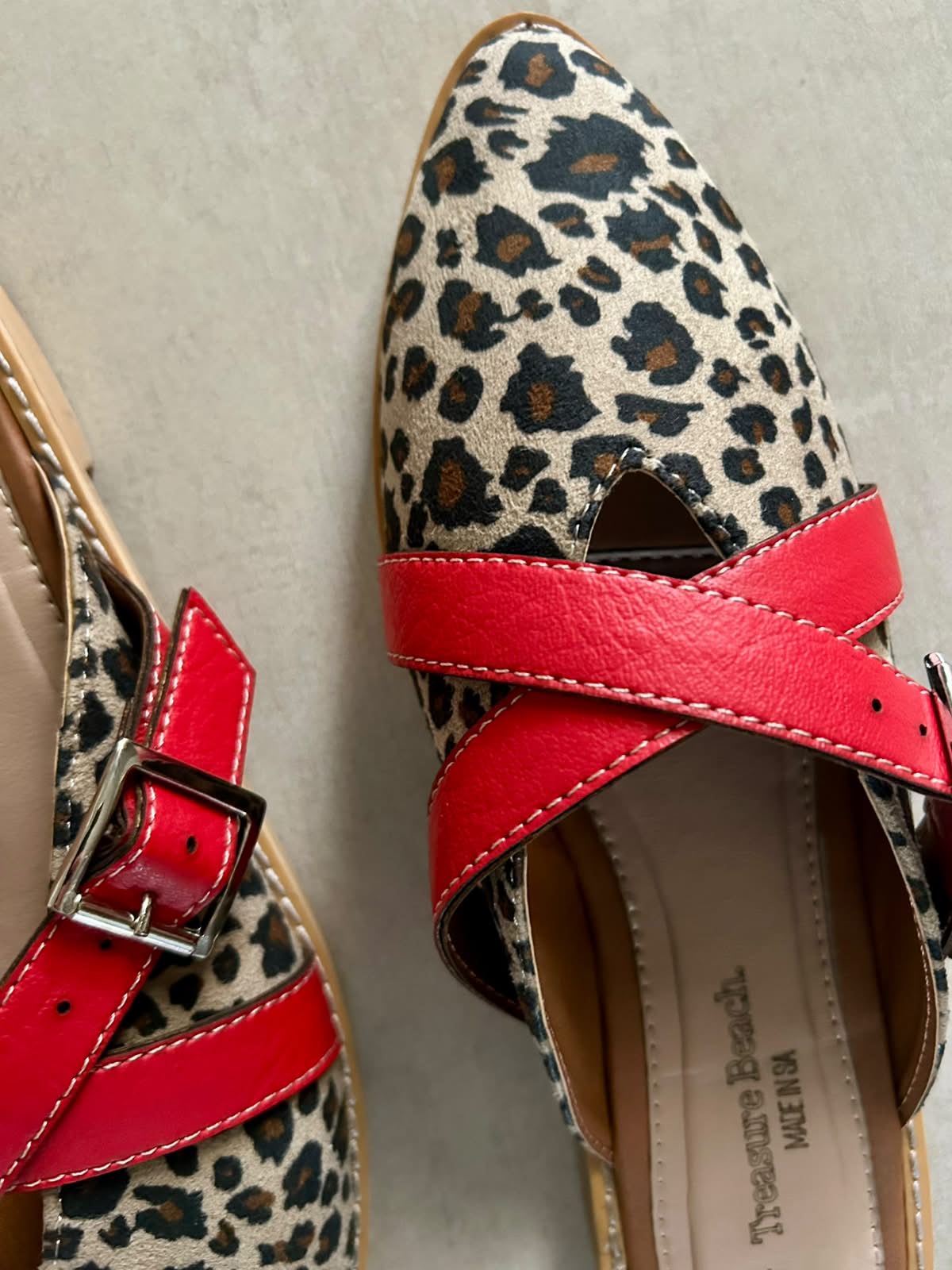 THE TAMI-LYNN  - Leopard & Red