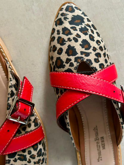 THE TAMI-LYNN  - Leopard & Red