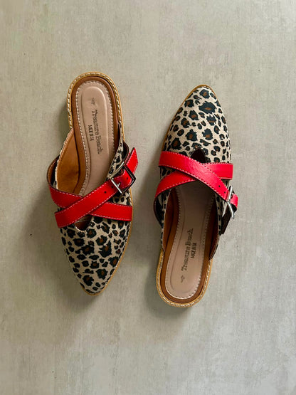 THE TAMI-LYNN  - Leopard & Red
