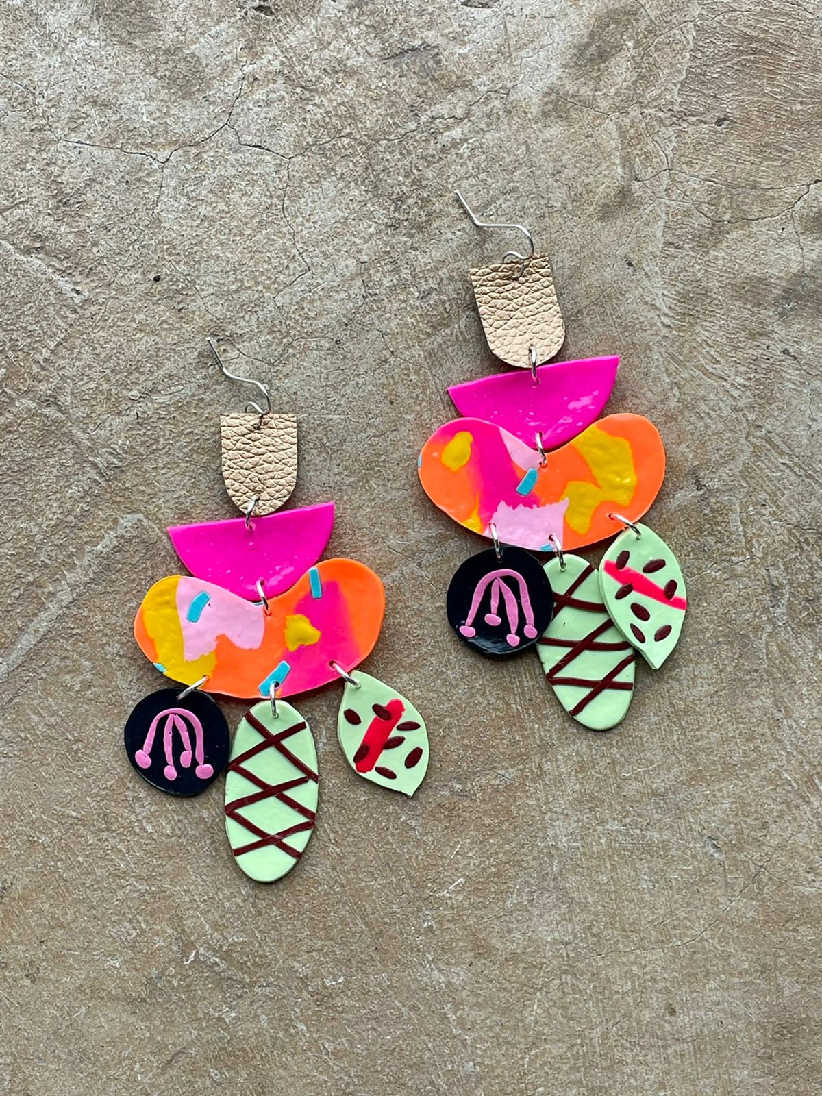 Mardi Gras Earrings